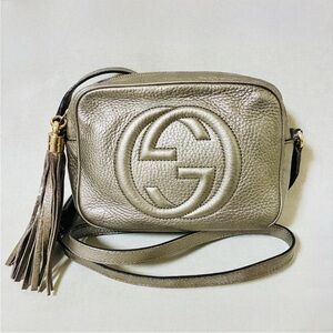 Gucci Metallic Gold Crossbody Bag
